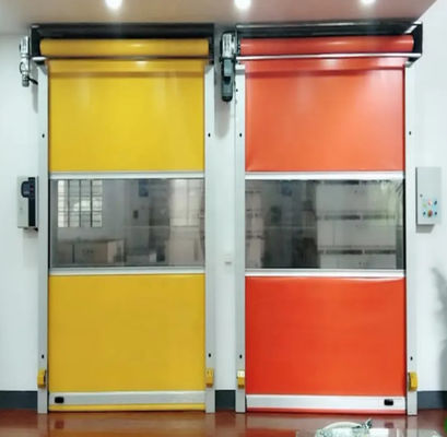 Entrepôt industriel antipoussière Porte à rouleaux en PVC à grande vitesse Porte à volets à rouleaux à grande vitesse