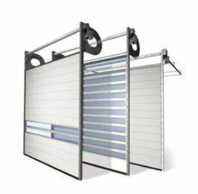 Sturdy Simple Fast Rolling Door Hard Material High Air Permeability Aluminum High Speed Spiral Door 0.75KW Motor Power for Efficiency and Safety