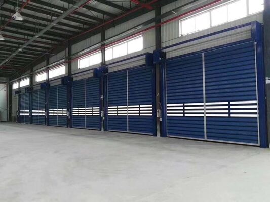 Moteur de porte latérale électrique Puissance 0.75KW Alliage d'aluminium Isolée Porte spirale haute vitesse Sécurité Efficacité Personnalisé sur commande