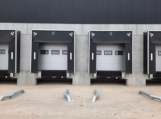 Excellent Résistance aux Intempéries Industrielle Réglable Moderne 3400*3400MM PVC Gonflable Gonflable Isolée Hermétique Scellée Abri de Quai