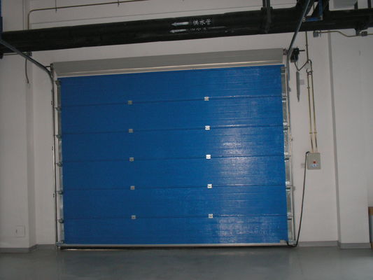 Portes aériennes sectionnelles isolées par acier, portes sectionnelles commerciales