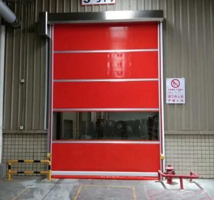 pièce propre de PVC de 5100N Wuxi DESEO de rouleau de porte d'entrepôt rapide à grande vitesse de fabricant