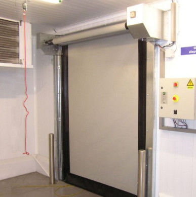Automatique PVC rouleur rapide volet fermeture à glissière porte haute vitesse auto-réparation 304 acier inoxydable