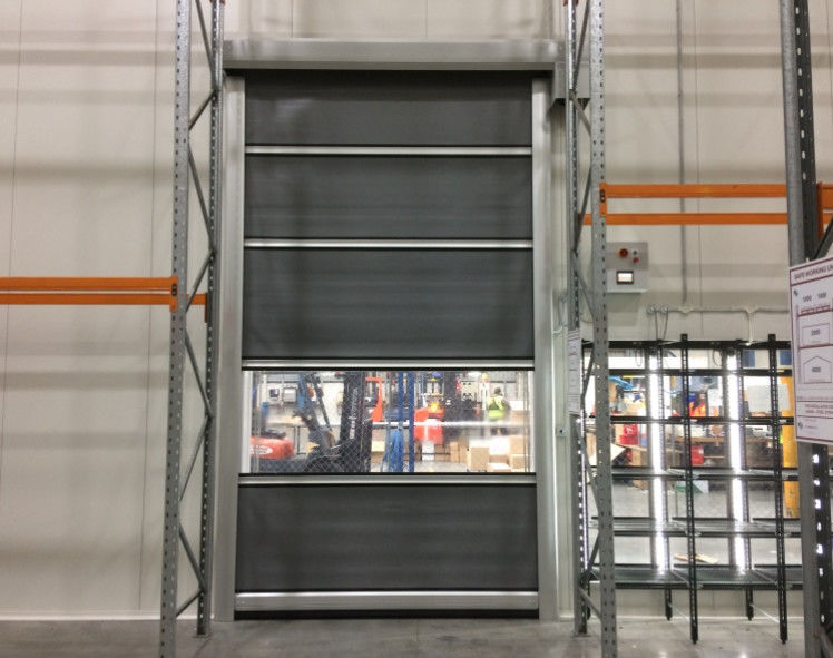 Installation sans effort Porte à rouleaux rapide avec réduction du bruit et isolation thermique Industrie Intelligente Durable