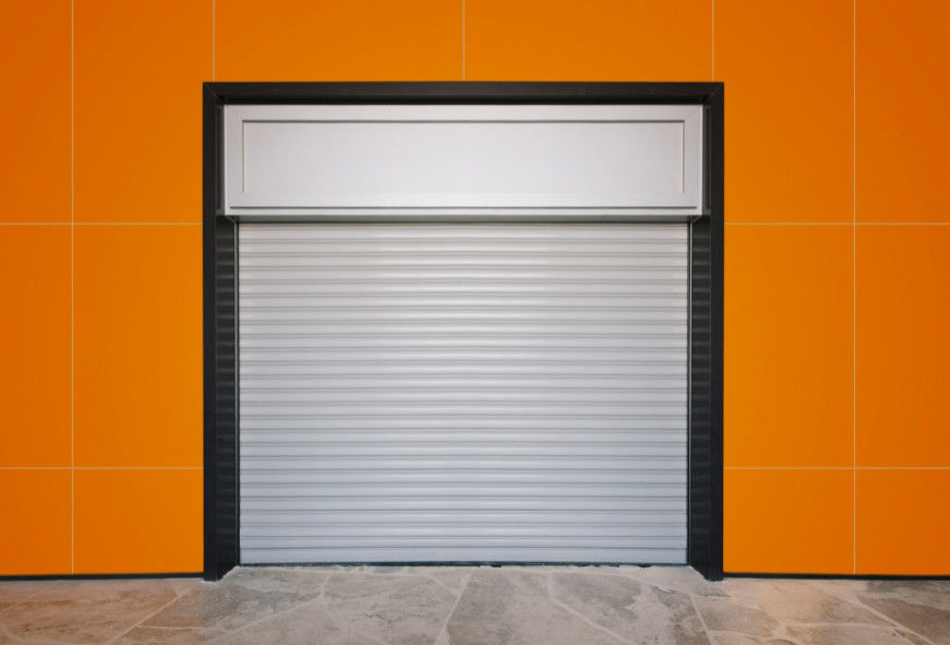 Haute sécurité Haute vitesse PVC enrouler vers le haut Rapide Fermeture Porte 304 en acier inoxydable Intérieur Fermeture à glissière en aluminium