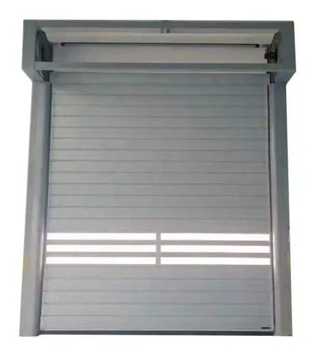 Porte en spirale à grande vitesse en alliage d'aluminium avec capteur photoélectrique 220V/50HZ
