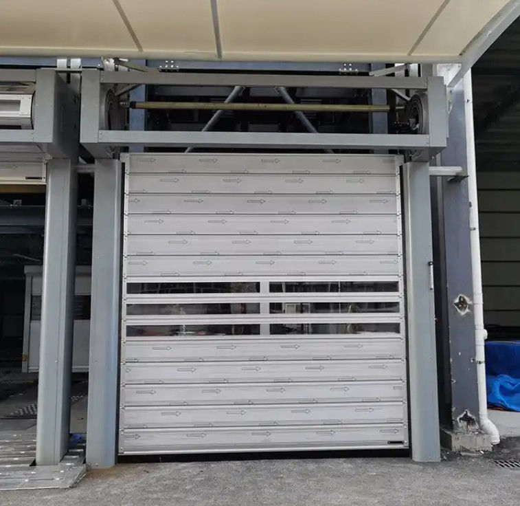 Alliage d'aluminium 0,8 m/s Vitesse d'ouverture et de fermeture Usine de fabrication Fermeture Porte à grande vitesse