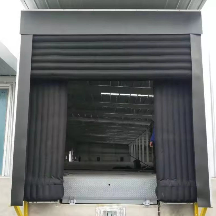 Résistant aux incendies et aux rayons UV, abri gonflable pour quai avec conception flexible Système logistique industriel