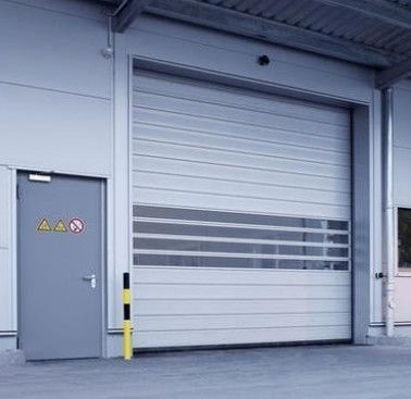 Porte en spirale durable pour une sécurité accrue Porte à volets en aluminium métallique rapide