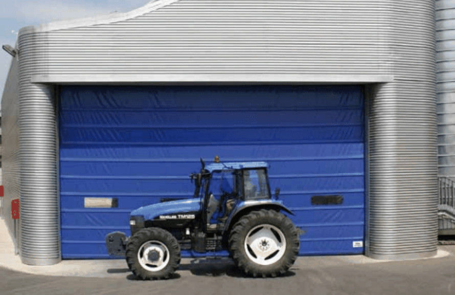 Sécurité élevée personnalisation haute vitesse PVC roulement vers le haut Rapide Fermeture de porte 304 acier inoxydable