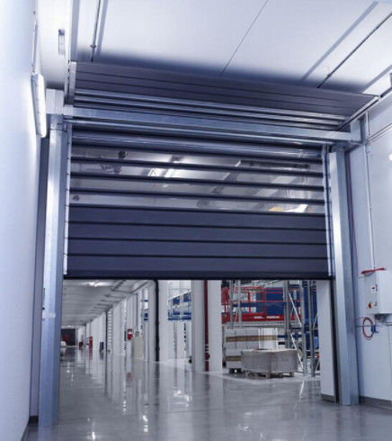 Automatique à roulement vers le haut Alliage d'aluminium haute performance Porte en spirale à grande vitesse Efficacité de sécurité alimentation garantie 220V/50HZ Vitesse de fermeture 0,8m/s