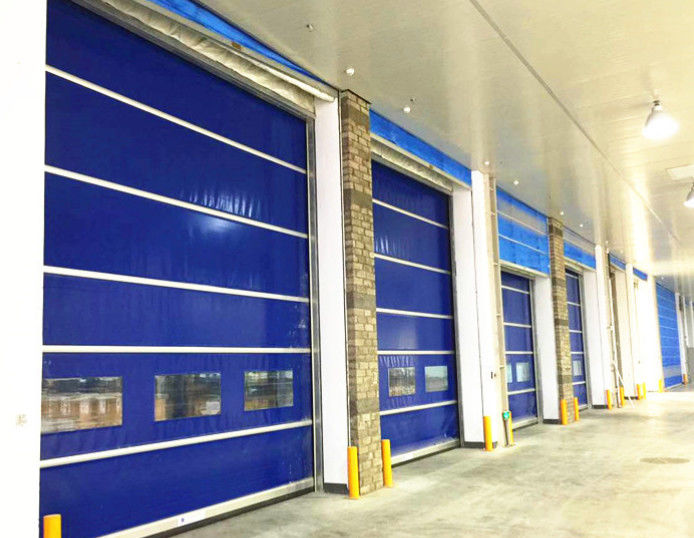 Porte à volets en PVC à haute vitesse personnalisée 304 en acier inoxydable avec isolation