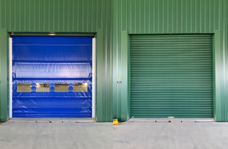 Prix d'usine Entrepôt industriel rapide/usine Intérieur manuel/opération automatique Haute vitesse PVC roulement vers le haut Fermeture de porte 304 Matériau en acier inoxydable