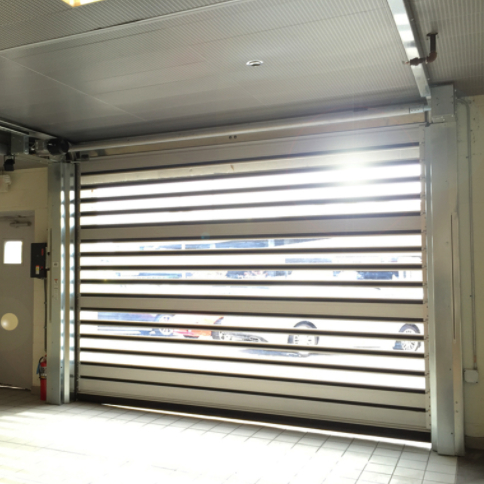 Porte en spirale rapide extérieure intelligente Porte en spirale industrielle en aluminium dur Porte en spirale à grande vitesse Sécurité et efficacité pour les applications industrielles lourdes