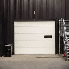 Portes sectionnelles isolées de séparation de garage pour le panneau supérieur commercial de porte de villa